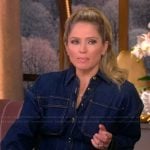 Sara’s denim shirtdress on The View