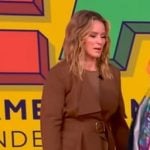 Sara’s brown belted blazer on The View Sara’s brown belted blazer on The View