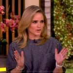 Sara’s sequined denim top and pants on The View