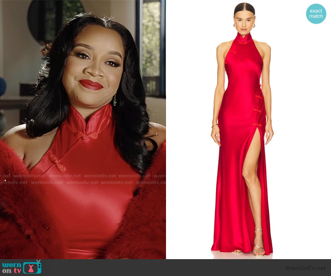 Sau Lee Michelle Gown worn by Angel Massie on The Real Housewives of Potomac