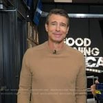 Scott Foley’s beige sweater on Good Morning America