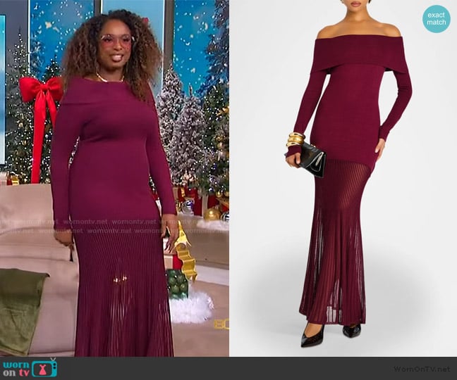 Seroya Isotta Dress worn by Jennifer Hudson on The Jennifer Hudson Show
