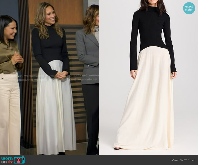 Solid & Striped The Soglio Dress worn by Rhiannon Ally on Good Morning America