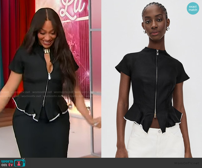Staud Maelle Top worn by La La Anthony on Sherri