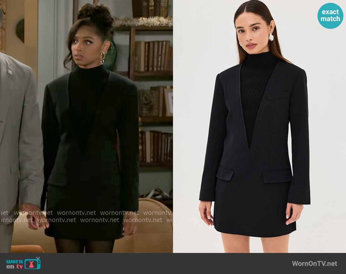 Staud Mott Dress worn by Kat Richardson (Colby Muhammad) on Beyond the Gates