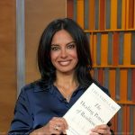 Dr. Tara Narula’s navy satin shirtdress on Good Morning America