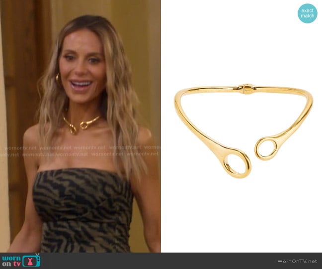 Tom Ford Muse Torque Choker Necklace worn by Dorit Kemsley on The Real Housewives of Beverly Hills