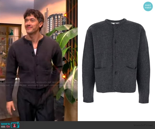 Tony Wack Brushed Crewneck Knitwear worn by Tom Blyth on The View