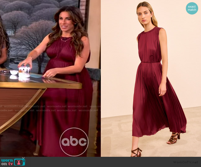 Ulla Johnson Fianna Dress worn by Alyssa Farah Griffin on The View