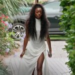 Venita’s white draped maxi dress on Southern Charm