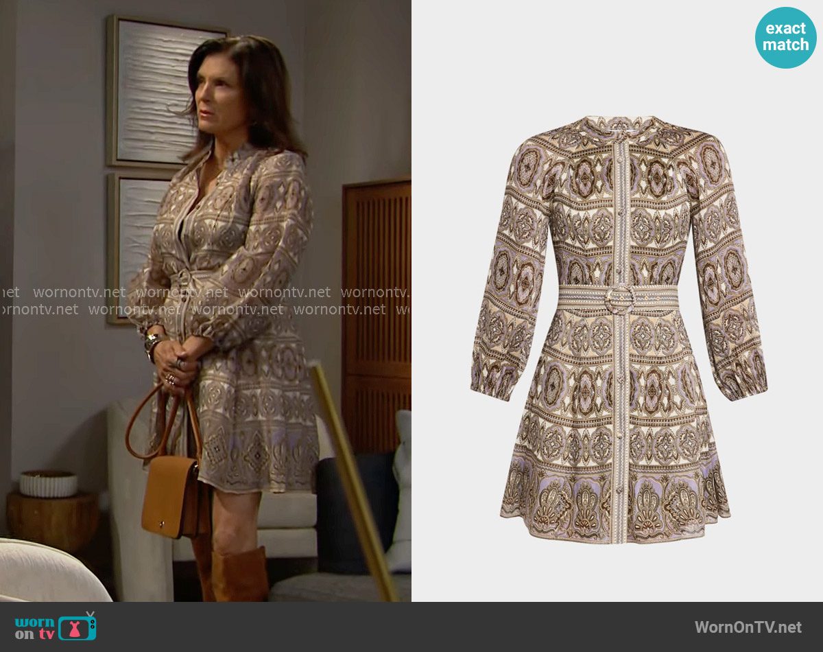 Veronica Beard Kumar Dress worn by Sheila Carter (Kimberlin Brown) on The Bold and the Beautiful