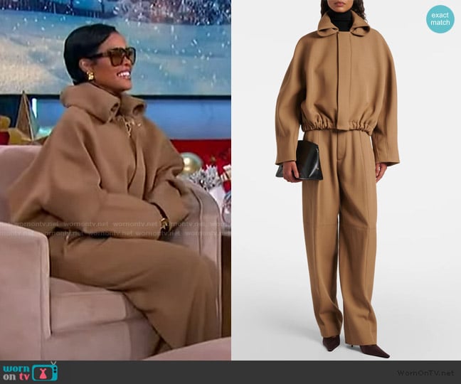 Victoria Beckham Oversized virgin wool jacket worn by Jimmy Neutch on The Jennifer Hudson Show