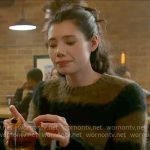 Violet’s olive striped sweater on Chicago Fire