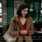 Willow’s tan coat on General Hospital