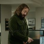 Cisco’s green suede jacket on The Lincoln Lawyer