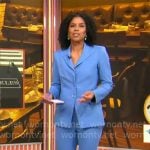 Adriana Diaz’s blue suit on CBS Mornings