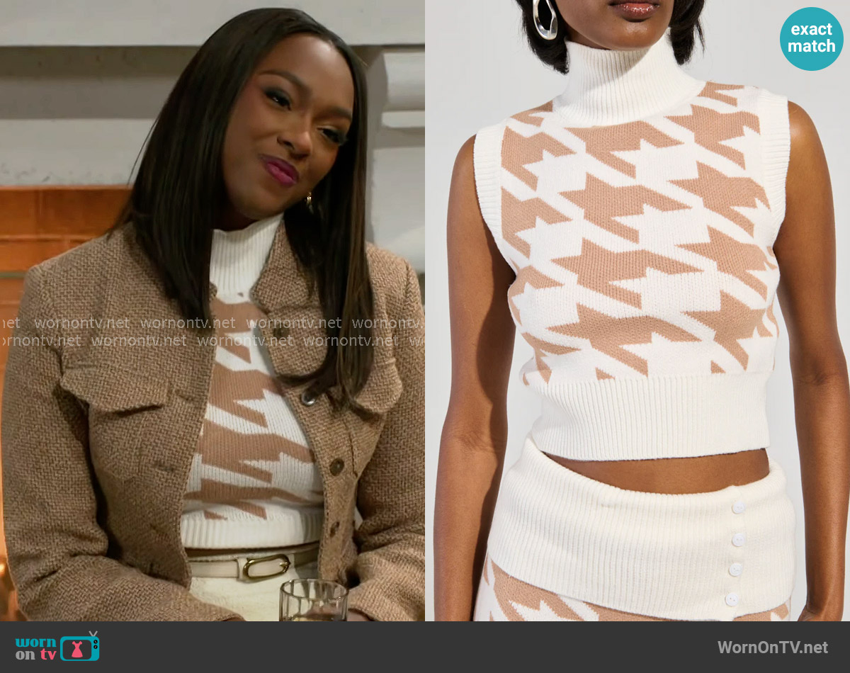 Akira Type Of Love Tank worn by Laura Peterson (Destiny Love) on Beyond the Gates