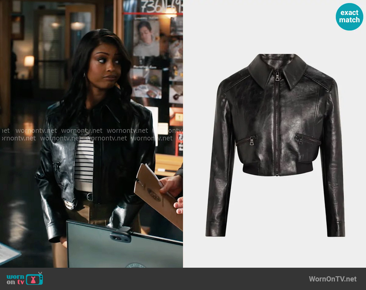 Alice + Olivia Hyde Jacket worn by Daphne (Javicia Leslie) on High Potential
