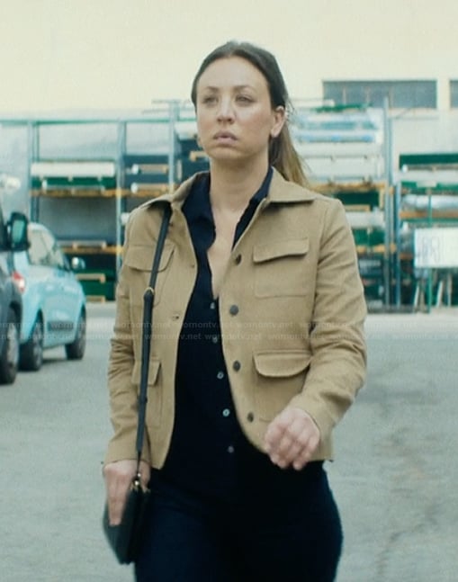 Alice’s khaki utility jacket on Vanished