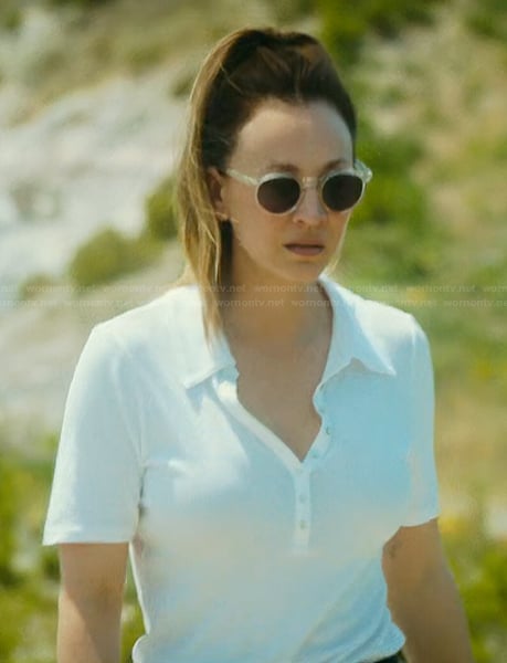 Alice’s white polo on Vanished