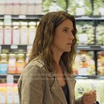 Allison’s suede moto jacket on The Lincoln Lawyer