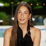 Amanda’s black confessional top on Summer House