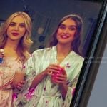 Ari’s floral lace trim robe on Days of our Lives