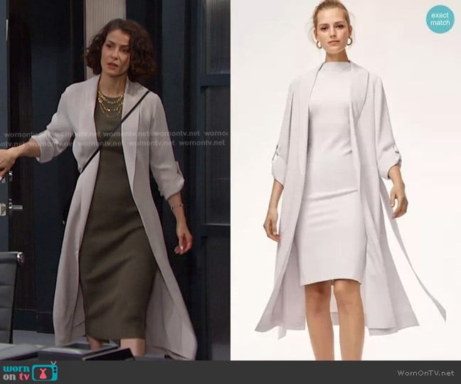 Babaton New Kahlo Robe worn by Sarah Horton (Linsey Godfrey) on Days of our Lives
