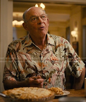 Bill’s green floral short sleeve shirt on The Burbs