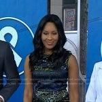 Dr. Jen Caudle’s printed sleeveless mini dress on Today
