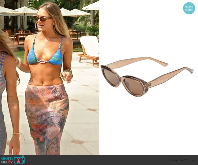 BP 50mm Oval Sunglasses worn by Charley Manley on Southern Charm