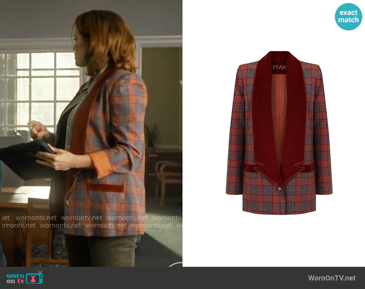 Byan Camus Blazer worn by Angie Polaski (Erika Christensen) on Will Trent