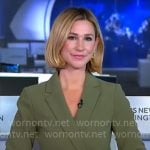 Caitlin Huey-Burns’ green blazer on CBS Mornings