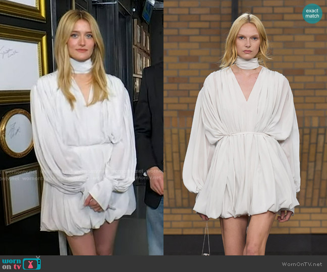 Calvin Klein Spring 2026 Collection worn by Sarah Pidgeon on Good Morning America