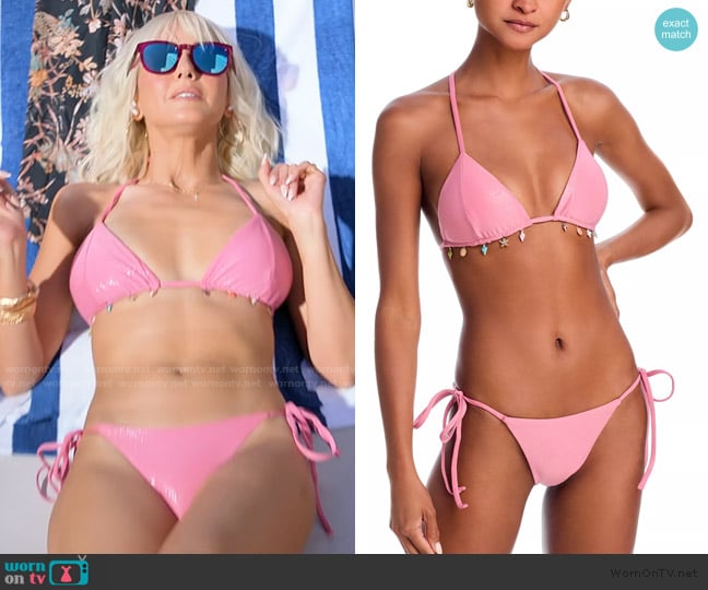 Capittana Andrea Bikini Top and Bikini Bottom worn by Jeanine Ferrigno (Emmanuelle Chriqui) on The Lincoln Lawyer
