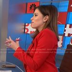 Chloe’s red blazer on NBC News Daily