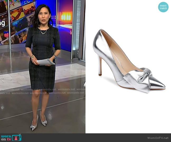 Dee Ocleppo Dehli II Pointed Toe Pump worn by Vicky Nguyen on NBC News Daily