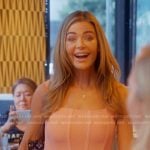 Denise’s pink corset top on The Real Housewives of Beverly Hills