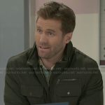 Derek’s green jacket on Beyond the Gates