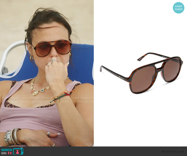 Diff Teagan Sunglasses worn by Levi Sebree on Summer House
