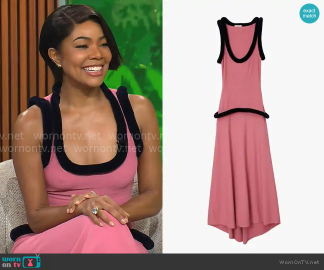 Diotima Basseterre Dress worn by Gabrielle Union-Wade on CBS Mornings