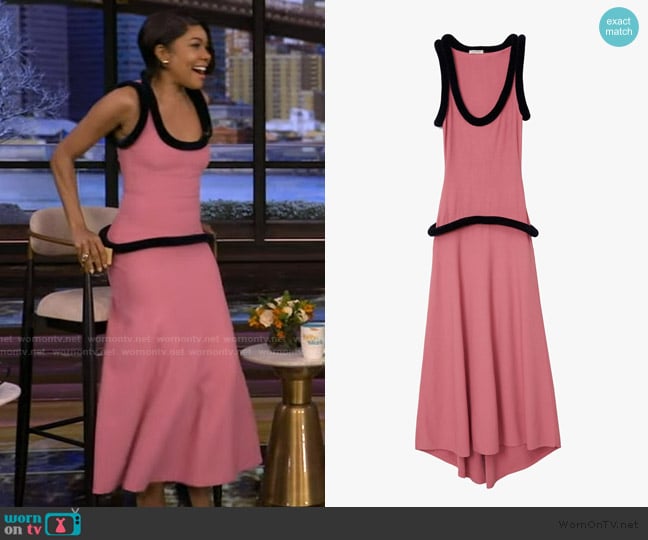 Diotima Basseterre Dress worn by Gabrielle Union-Wade on Live with Kelly and Mark