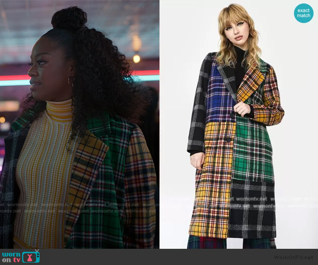 Dolls Kill My Own Beat Plaid Jacket worn by Izzy Letts (Jazz Raycole) on The Lincoln Lawyer