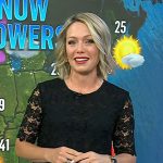 Dylan’s black short sleeve lace top on Today