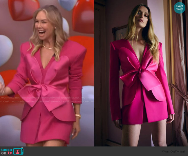 Eliya The Label Kaleah Blazer Dress worn by Kym Johnson-Herjavec on Live with Kelly and Mark