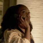 Faith’s striped dress on Will Trent