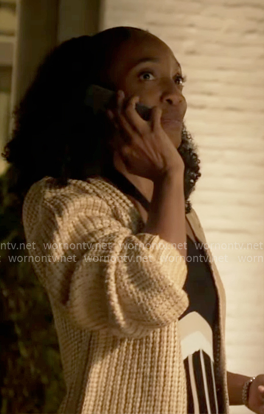 Faith’s striped dress on Will Trent