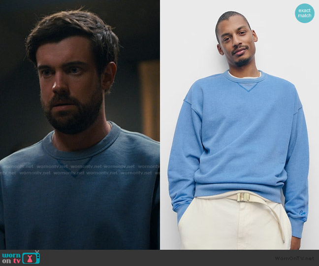 Gap Heavyweight French Terry Oversized Sweatshirt worn by Rob Fisher (Jack Whitehall) on The Burbs