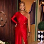 Gizelle’s red reunion dress on The Real Housewives of Potomac