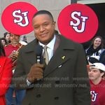 Craig’s green peacoat on Today